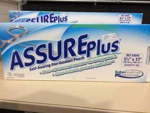 Assure Plus Self-Sealing Sterilization Pouch 5 12 x 13 (140mm x 330mm) 83045 200Box (4 Pack)