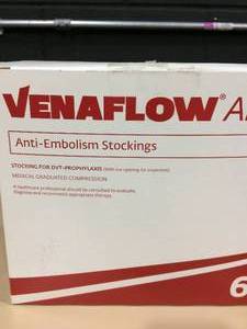 1 Open Case VenaFlow AES Anti-Embolism Stockings Stocking for DVT-Prophylaxis