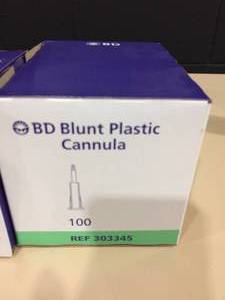 3 Boxes BD Blunt Plastic Cannula