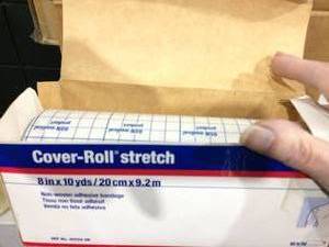 1 Open Box BSN Cover-Roll Stretch Non-woven Adhesive Bandage 8 x 10 yds (20 cm x 9.2 m)