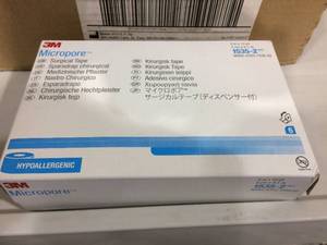 1 Partial Case 3M Micropore 1535-2 Hypoallergenic Surgical Tape 2 x 10 yd (5 cm x 9.1 m)