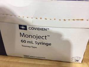 Covidien Monoject 60 ml Syringe Toomey Type 8881560265 20Box