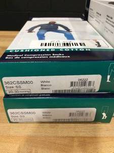 2 Cushioned Cotton Medical Compression Socks 362CSSM00