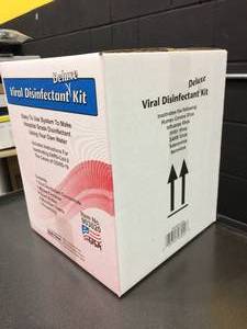 Multi-Clean Deluxe Viral Disinfectant Kit - Easy to Use System to Make Hospital Grade Disinfectant Using Your Own Water - Not Expired
