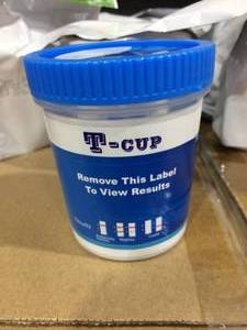 1 Case Urine 15 Type Drug Test Cups T-Cup 25Box