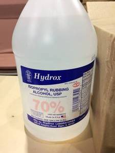 Hydrox Isopropyl Rubbing Alcohol USP 70% and Dukal Prep Solution (7 Pack)