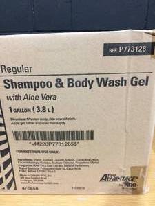 1 Case Pro Advantage Shampoo &amp Body Wash Gel with Aloe Vera Regular 1 Gallon (3.8 L) P773128