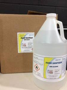 WOW MSRP $240 - 1 Case (41Gallons) Professional Grade Gator Hand Sanitizer 65% Alcohol - Expiration 033121