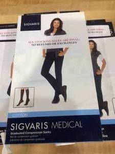 Sigvaris Medical Graduated Compression Socks Size XL Crispa (5 Pack)