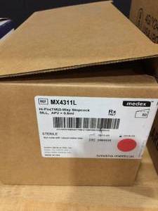 Smiths Medical Medex Hi-Flo 3-Way Stopcock MLL APV 0.5ml MX4311L