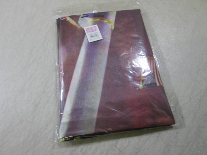 lot 146 image: 3 ft x 5 ft Patriotic Trump on Tank...