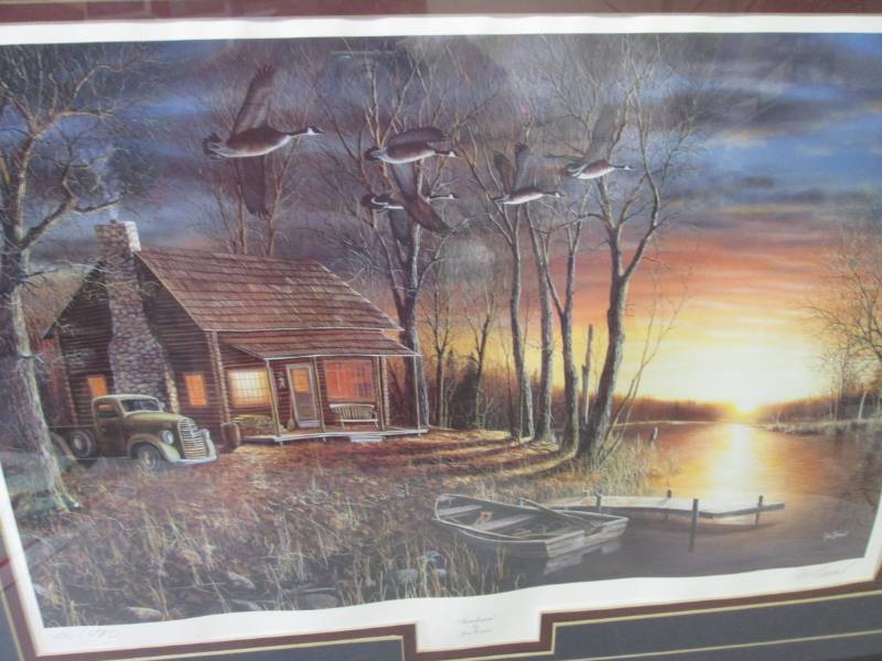 lot 27 image: Framed Signed and Numbered Jim Hans...