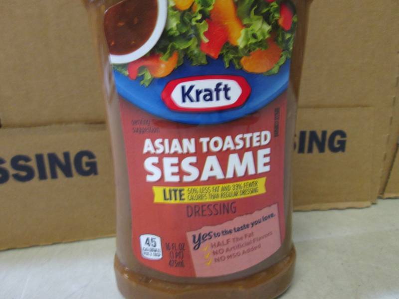 lot 190 image: 4 Cases of Kraft Asian Toasted Sesa...