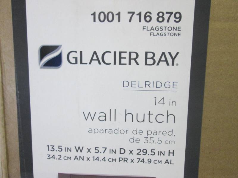 lot 126 image: Glacier Bay Delridge 14 Wall Hutch...