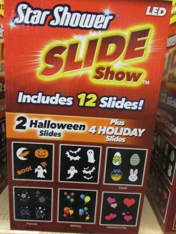 lot 103 image: 4B Star Shower LED Slide Show In...
