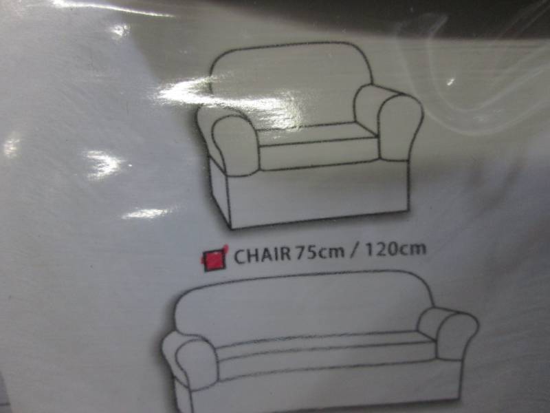 lot 154 image: Rayzon Slip Cover For a Chair Blue ...