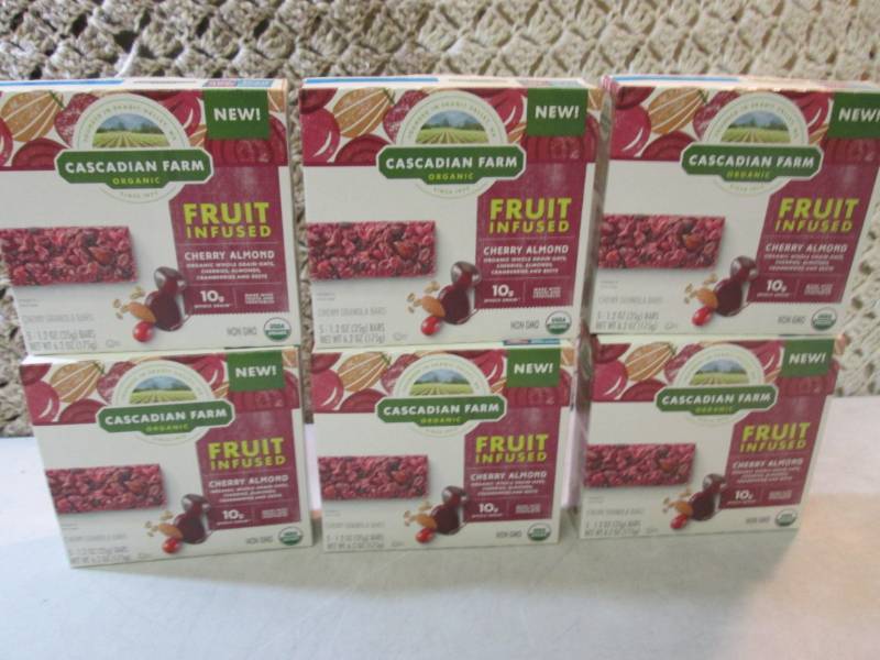 lot 252 image: 6 Boxes of Organic Cherry Almond Fr...