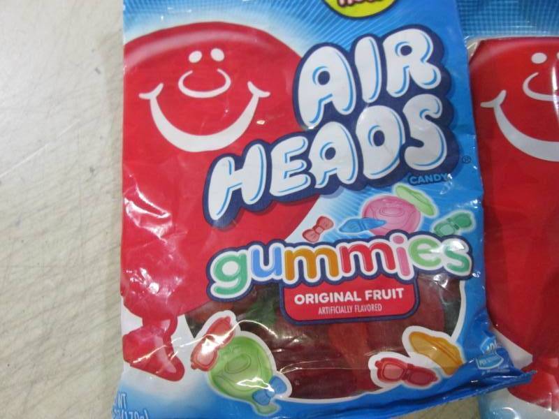 lot 274 image: 12 Bags of Assorted Air Heads Candy...