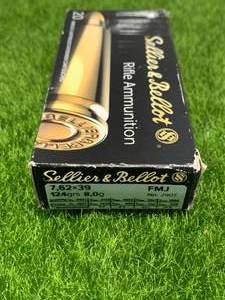 20 Rounds 7.62 x 39 Ammo Ammunition