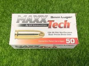 50 Rounds of 9mm Ammunition Ammo