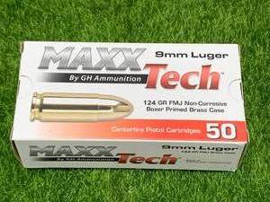 50 Rounds 9mm Ammo Ammunition