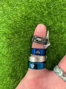 Lot of 4 Superman Rings Size 9, 10, 10, 11