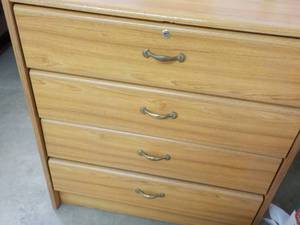 4 Drawer Wood Chest 34 x 19 x 37...