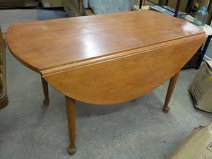 Maple Drop Leaf Dining Table 54 x 5...