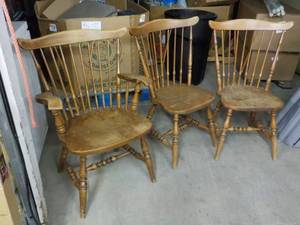 3 Maple Chairs...