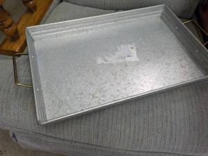Galvanized Pan 18 x 12 x 2...
