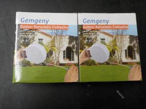 2 Gemgeny  Outdoor Retractable Clot...
