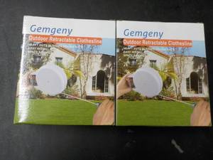 2 Gemgeny Outdoor Retractable Cloth...