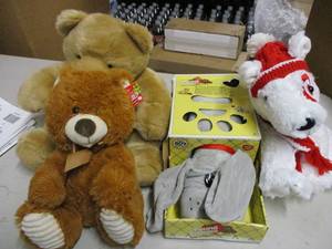 4 Stuffed Animals...