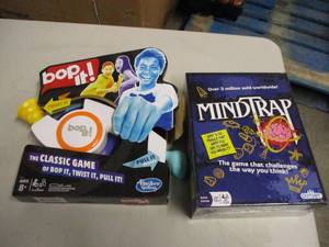 Mind Trap Game and Bop it...