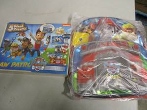 Paw Patrol Live Back Pack and 5 Woo...