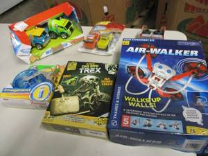 Air Walker, Dino Dig Set, and other...