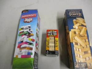 3 Different Jenga Sets...