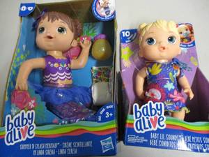2 Baby Alive Dolls...