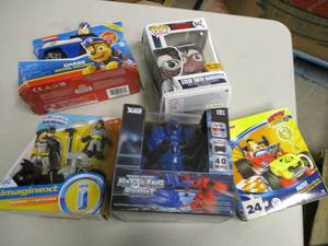 Action Figures and Toy Cars...