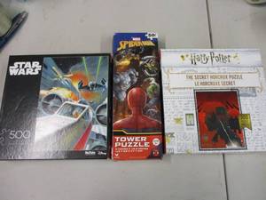 50 pc, 300 pc, and 500 pc Puzzles...