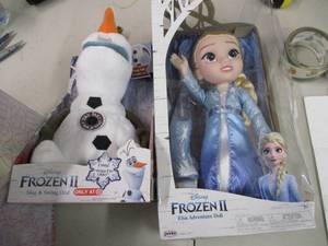 Frozen Olaf and Elsa Dolls...