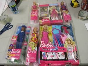 Barbies and Barbie Design Kits...