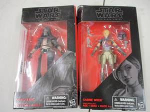 2 Star Wars Action Figures...