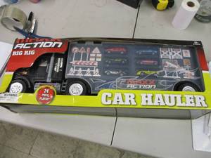 Maxx Action Big Rig Car Hauler 24 p...