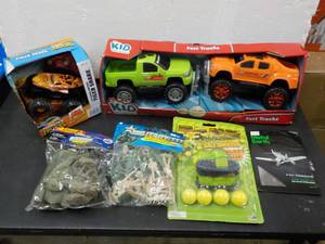 Toy Trucks and toys...