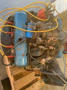 Pontiac 350 Motor & Transmission from 1974 GTO   (SEE VIDEO)