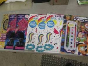lot 22 image: 7 Color & Activity Books...