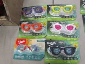 lot 23 image: 6 pr Kids 3-8 yrs Speedo Swim Goggl...