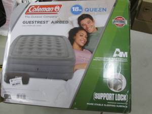 lot 57 image: Coleman Guestrest Airbed 18 inch Qu...