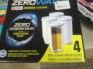 lot 61 image: ZeroWater Replacement Water Filters...
